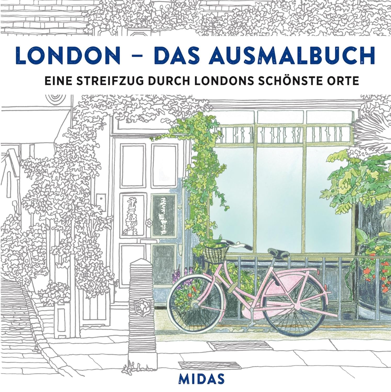 Rezension „London – Das Ausmalbuch“ vom Midas Verlag