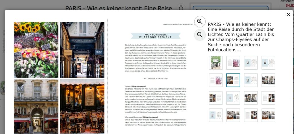 Auszug aus dem Buch "Paris, wie es keiner kennt"