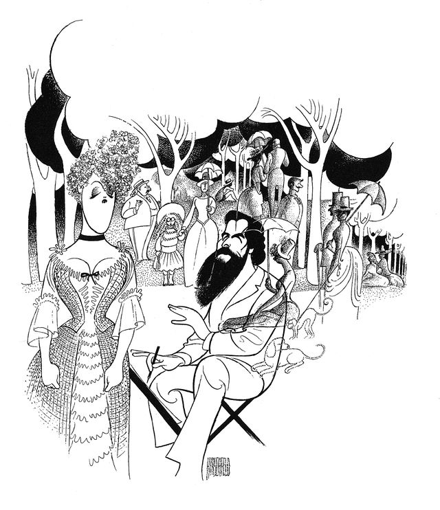 Zeichnung Al Hirschfeld