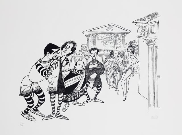Zeichnung Al Hirschfeld