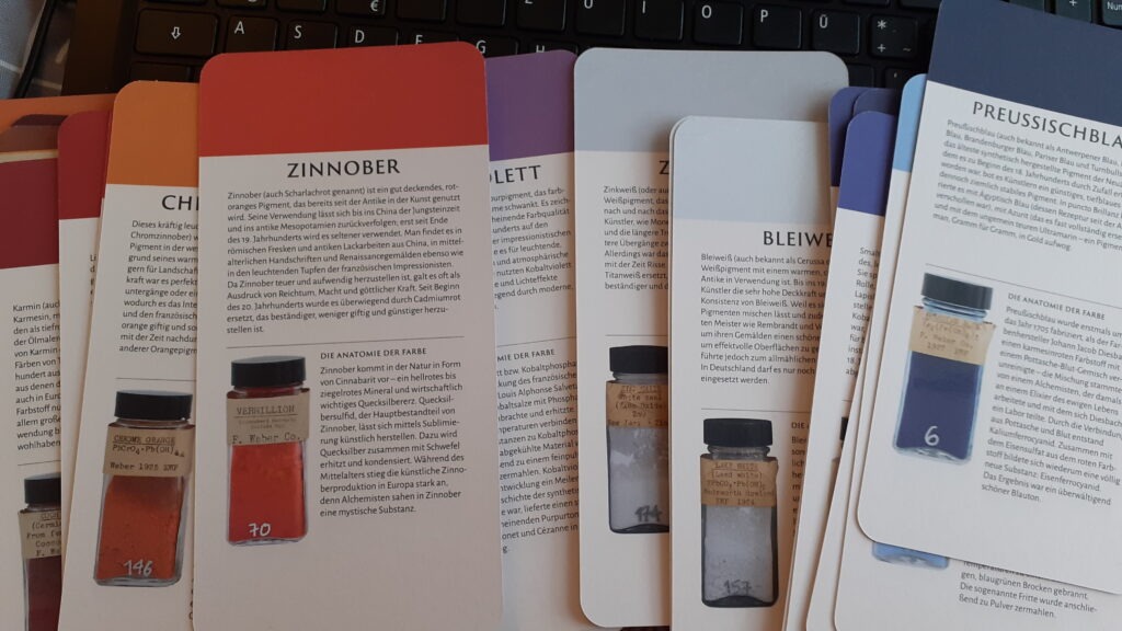 Rezension: Malkasten der Meister. Farbkartenset vom Midas Verlag