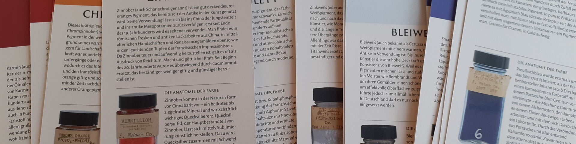 Rezension: Malkasten der Meister. Farbkartenset vom Midas Verlag