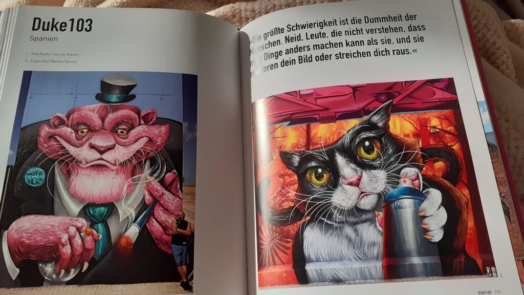 Aus dem Buch „Street Art International. 85 Künstler aus aller Welt“ Diego Lopez. Midas Verlag.