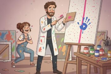 Atelier Duell: Kontrollverlust frei Malen