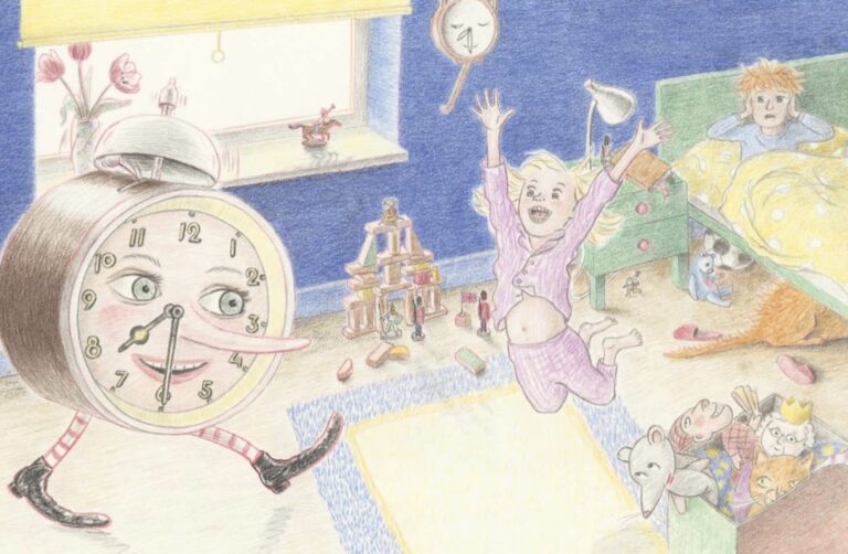 Bildausschnitt Kinder werden geweckt 