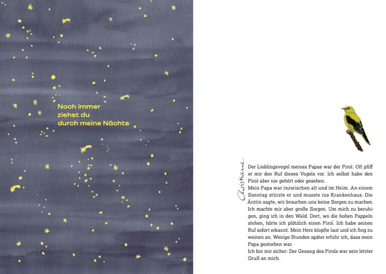 Rezension „Nachts falle ich aus meinen Träumen“ – kunstanstifter Verlag