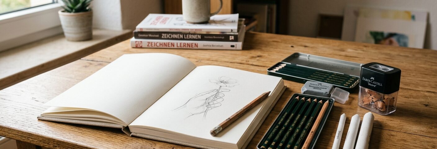 Zeichnen lernen für Anfänger: Das brauchst du wirklich als Grundausstattung