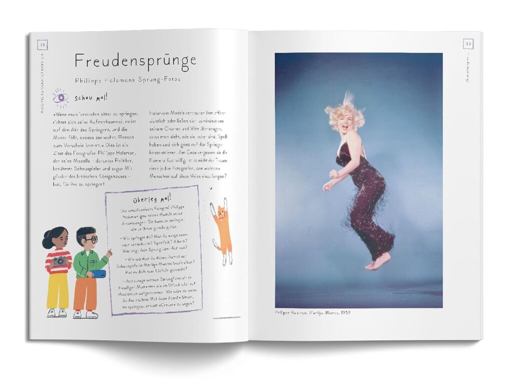 Marilyn Monroe springend aus "Fotografieren? Kann ich." Midas Verlag